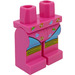 LEGO Dunkles Pink Fitness Instructor Beine mit Leotard und Limette Bein Warmers (3815 / 97192)