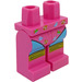 LEGO Dark Pink Fitness Instructor Legs with Leotard and Lime Leg Warmers (3815 / 97192)