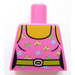 LEGO Dunkles Pink Fitness Instructor Torso ohne Arme (973)