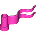 LEGO Dark Pink Flag 1 x 4 Streamer with Right Wave (4495)