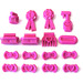 LEGO Dunkles Pink Friends Tier Zubehör (92355 / 96392)