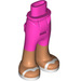 LEGO Dark Pink Hip with Pants with White Sandals (35573)