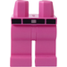 LEGO Dark Pink Hips and Legs with Black Belt, Silver Buckle and Pink Belt Loops Pattern (3815)