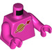 LEGO Dark Pink Lenny Minifig Torso (973 / 76382)