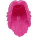 LEGO Dark Pink Mid-Length Wavy Hair with Center Parting (86398 / 90396)