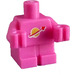 LEGO Dunkelpink Minifigur Baby Körper mit Classic Weltraum Logo (107469)