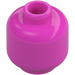 LEGO Dark Pink Minifigure Head (Recessed Solid Stud) (3274 / 3626)