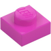 LEGO Dunkles Pink Platte 1 x 1 (3024 / 30008)