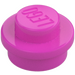 LEGO Dark Pink Plate 1 x 1 Round (6141 / 30057)