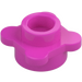 LEGO Dark Pink Plate 1 x 1 Round with Flower Petals (28573 / 33291)