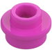 LEGO Dark Pink Plate 1 x 1 Round with Open Stud (28626 / 85861)