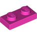LEGO Donker roze Plaat 1 x 2 (3023)