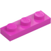 LEGO Dark Pink Plate 1 x 3 (3623)