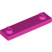 LEGO Dark Pink Plate 1 x 4 with Two Studs with Groove (41740)