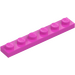 LEGO Dark Pink Plate 1 x 6 (3666)