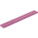 LEGO Dark Pink Plate 2 x 16 (4282)
