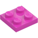 LEGO Dark Pink Plate 2 x 2 (3022 / 94148)