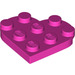 LEGO Dunkelpink Platte 3 x 3 Runden Herz (39613)