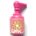 LEGO Donkerroze Scala Soap Dispenser met Bloemen en &#039;love&#039; Sticker (6933)