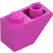 LEGO Dunkles Pink Schrägstein 1 x 2 (45°) Invers (3665)