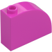 LEGO Dark Pink Slope 1 x 3 x 2 Curved (33243)