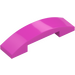 LEGO Dark Pink Slope 1 x 4 Curved Double (93273)