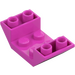 LEGO Rose Foncé Pente 2 x 4 (45°) Double Inversé avec Open Centre (4871)