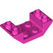 LEGO Rose foncé Pente 2 x 4 (45°) Double Inversé avec Open Centre (4871)