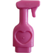 LEGO Donkerroze Spray Fles met Hart Design (92355)