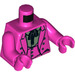 LEGO Dunkelpink The Joker mit Dark Rosa Anzug und Breit Grinsen Minifigur Torso (973 / 76382)