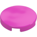 LEGO Dark Pink Tile 2 x 2 Round with Bottom Stud Holder (14769)