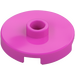 LEGO Dark Pink Tile 2 x 2 Round with Stud (18674)