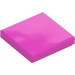 LEGO Dark Pink Tile 2 x 2 with Groove (3068)