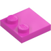 LEGO Dark Pink Tile 2 x 2 with Studs on Edge (33909)