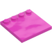 LEGO Dark Pink Tile 4 x 4 with Studs on Edge (6179)