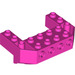 LEGO Dunkelpink Zug Vorderseite Keil 4 x 6 x 1.7 Invertiert mit Bolzen auf Vorderseite Seite (87619)