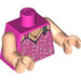 LEGO Donkerroze Trixie Torso (973 / 76382)