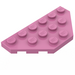 LEGO Donkerroze Wig Plaat 3 x 6 met 45º Hoeken (2419 / 43127)