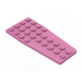 LEGO Dark Pink Wedge Plate 4 x 9 Wing without Stud Notches (2413)