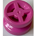 LEGO Dark Pink Wheel Rim Ø8 x 6.4 without Side Notch (4624)