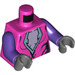 LEGO Dark Pink Widowmaker Minifig Torso (973 / 76382)