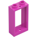 LEGO Dark Pink Window Frame 1 x 2 x 3 without Sill (3662 / 60593)