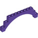 LEGO Dark Purple Arch 1 x 12 x 3 with Raised Arch (14707)