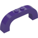 레고 어두운 보라색 아치 1 x 6 x 2 ~와 함께 곡선형 탑 (6183 / 24434)