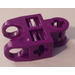 LEGO Violet foncé Balle Connecteur avec Perpendiculaire Axleholes et Vents et fentes latérales (32174)