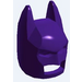 LEGO Violet foncé Batman Cowl Masquer avec des oreilles angulaires (10113 / 28766)