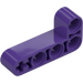 LEGO Mørk lilla Bjelke 2 x 4 Bøyd 90 grader, 2 og 4 Hull (32140 / 42137)