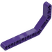 레고 어두운 보라색 빔 3 x 3.8 x 7 굽은 45 더블 (32009 / 41486)
