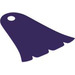 LEGO Dark Purple Bell Shaped Cape with Three Notches (61547)