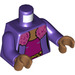 LEGO Dark Purple Belle Bottom Minifig Torso (973 / 76382)